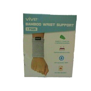 Vive Bamboo Wrist Support 1 Pair Small/Medium